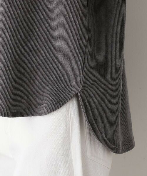 Dessin / デッサン カットソー | 【洗える】ベロアサーマルカットソー | 詳細18