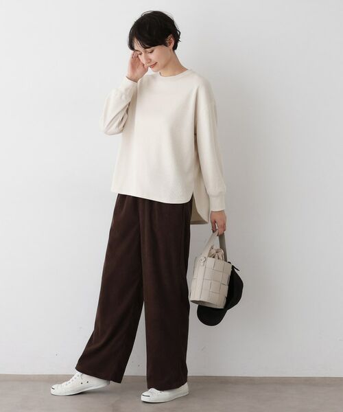 Dessin / デッサン カットソー | 【洗える】ベロアサーマルカットソー | 詳細3