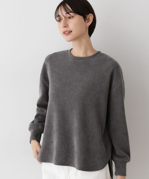 Dessin / デッサン カットソー | 【洗える】ベロアサーマルカットソー | 詳細9