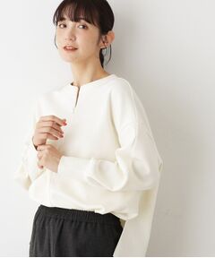 Dessin / デッサン シャツ・ブラウス | 【セットアップ可/洗える】ドライタッチジョーゼットジップブラウス
