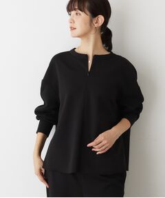 Dessin / デッサン シャツ・ブラウス | 【セットアップ可/洗える】ドライタッチジョーゼットジップブラウス