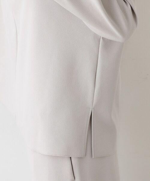 Dessin / デッサン シャツ・ブラウス | 【セットアップ可/洗える】ドライタッチジョーゼットジップブラウス | 詳細21