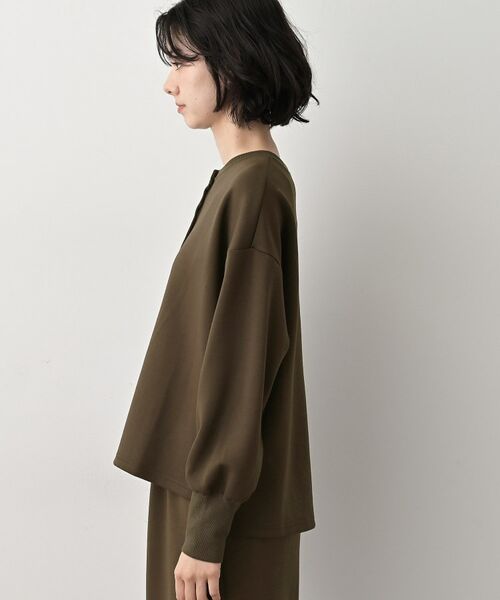 Dessin / デッサン カットソー | 【セットアップ可/洗える】ヘンリーネックプルオーバー | 詳細10