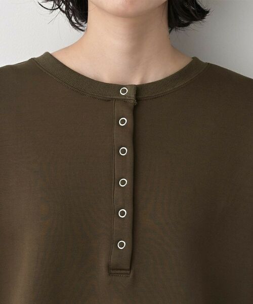 Dessin / デッサン カットソー | 【セットアップ可/洗える】ヘンリーネックプルオーバー | 詳細12