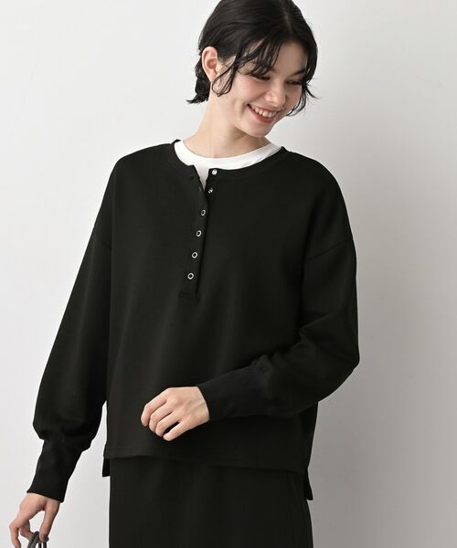 Dessin / デッサン カットソー | 【セットアップ可/洗える】ヘンリーネックプルオーバー | 詳細2