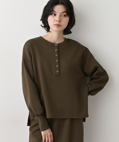 Dessin / デッサン カットソー | 【セットアップ可/洗える】ヘンリーネックプルオーバー | 詳細5