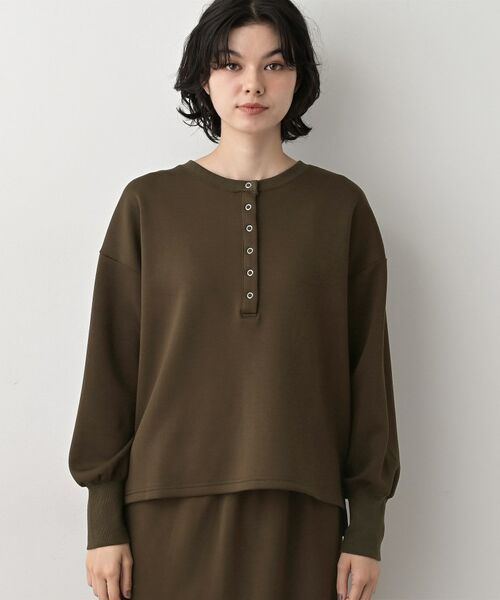 Dessin / デッサン カットソー | 【セットアップ可/洗える】ヘンリーネックプルオーバー | 詳細9