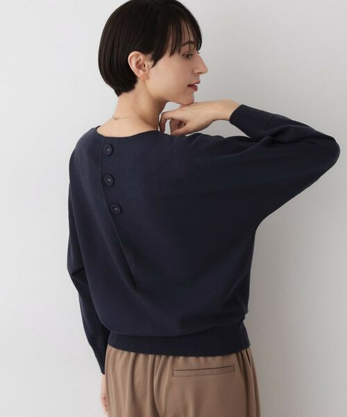 Dessin / デッサン ニット・セーター | 【洗える】ウールブレンド後ろボタンニット | 詳細20