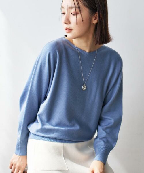 Dessin / デッサン ニット・セーター | 【洗える】ウールブレンド後ろボタンニット | 詳細23