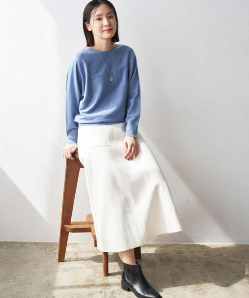 Dessin / デッサン ニット・セーター | 【洗える】ウールブレンド後ろボタンニット | 詳細24