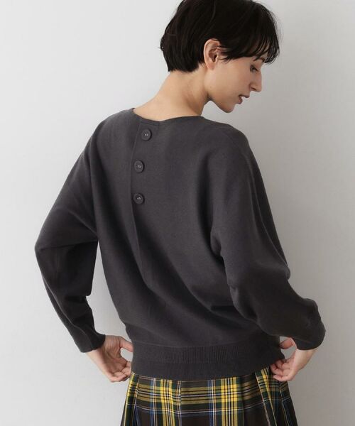 Dessin / デッサン ニット・セーター | 【洗える】ウールブレンド後ろボタンニット | 詳細8