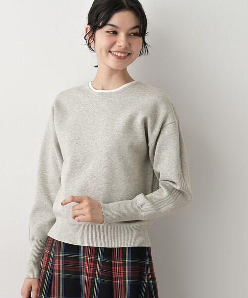 Dessin / デッサン ニット・セーター | 【洗える】カシミヤブレンドスウェットライクニット | 詳細1