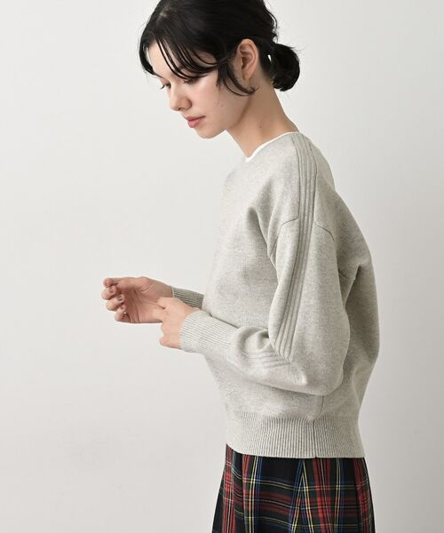 Dessin / デッサン ニット・セーター | 【洗える】カシミヤブレンドスウェットライクニット | 詳細2