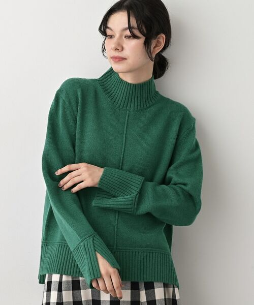 Dessin / デッサン ニット・セーター | 【洗える】センタータックラインハイネックニット | 詳細1