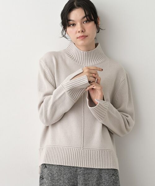 Dessin / デッサン ニット・セーター | 【洗える】センタータックラインハイネックニット | 詳細10