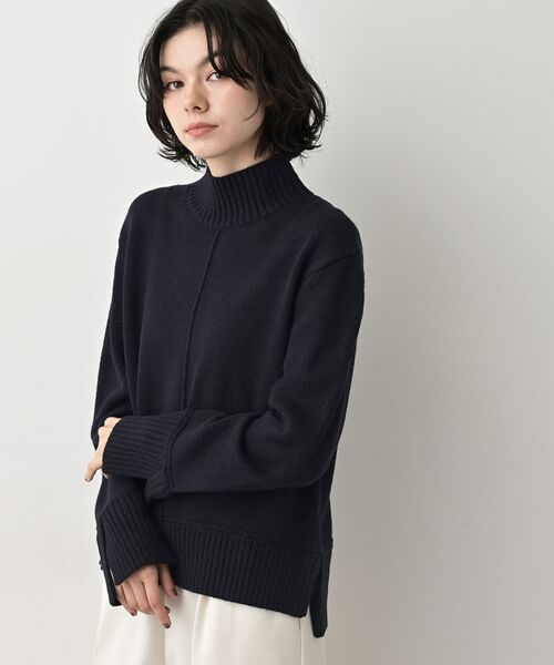 Dessin / デッサン ニット・セーター | 【洗える】センタータックラインハイネックニット | 詳細14