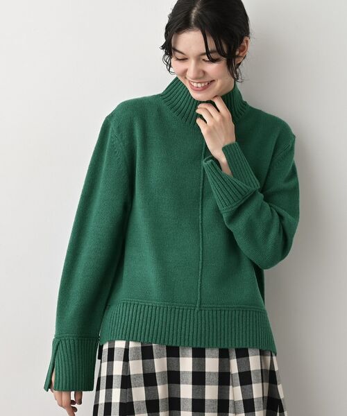 Dessin / デッサン ニット・セーター | 【洗える】センタータックラインハイネックニット | 詳細2