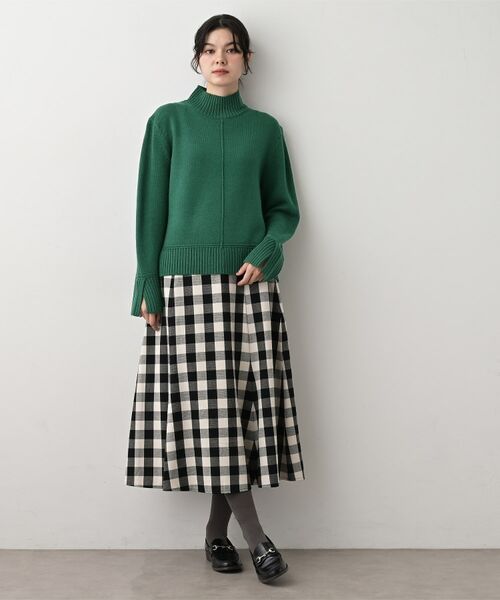 Dessin / デッサン ニット・セーター | 【洗える】センタータックラインハイネックニット | 詳細3