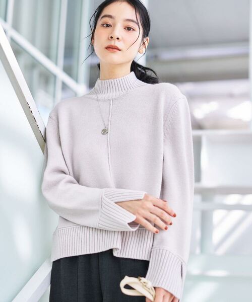 Dessin / デッサン ニット・セーター | 【洗える】センタータックラインハイネックニット | 詳細5