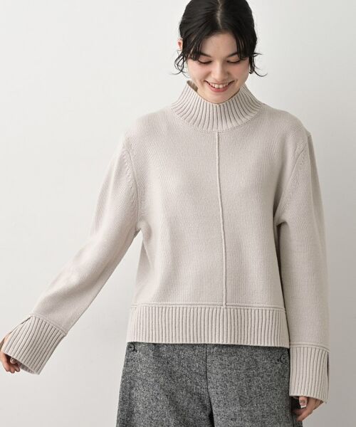 Dessin / デッサン ニット・セーター | 【洗える】センタータックラインハイネックニット | 詳細9
