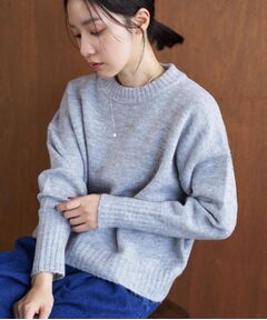 Dessin / デッサン ニット・セーター | 【洗える】クルーネックワイドニット