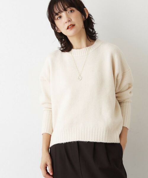 Dessin / デッサン ニット・セーター | 【洗える】クルーネックワイドニット | 詳細1