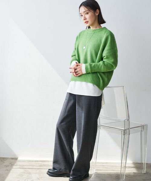 Dessin / デッサン ニット・セーター | 【洗える】クルーネックワイドニット | 詳細18