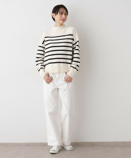 Dessin / デッサン ニット・セーター | 【洗える】ハイネックベロアモールニット | 詳細14