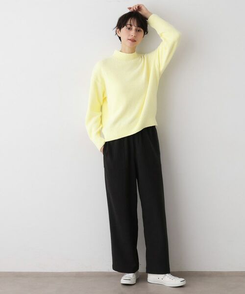 Dessin / デッサン ニット・セーター | 【洗える】ハイネックベロアモールニット | 詳細18