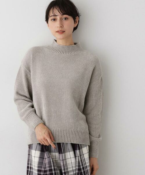Dessin / デッサン ニット・セーター | 【洗える】ハイネックベロアモールニット | 詳細3