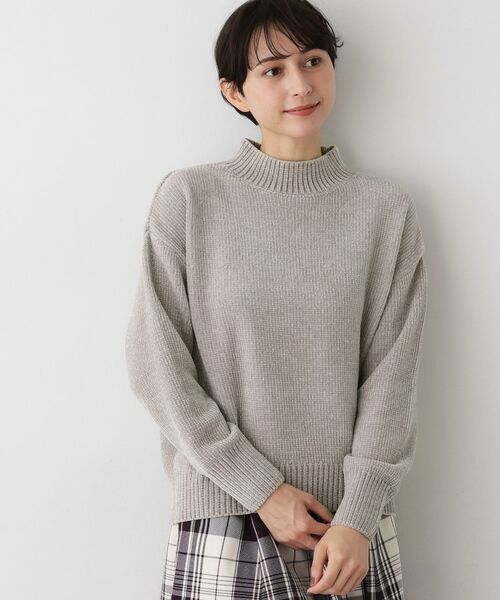 Dessin / デッサン ニット・セーター | 【洗える】ハイネックベロアモールニット | 詳細5