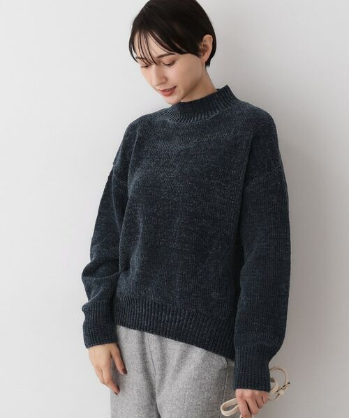 Dessin / デッサン ニット・セーター | 【洗える】ハイネックベロアモールニット | 詳細9