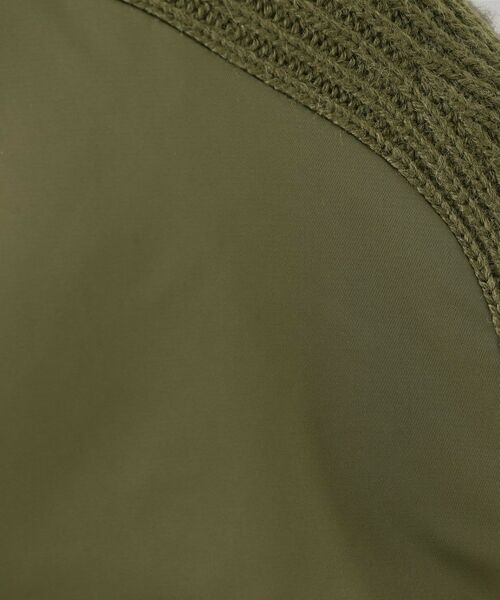 Dessin / デッサン レザーブルゾン・ジャケット | 【洗える】異素材ミックスジップブルゾン | 詳細14