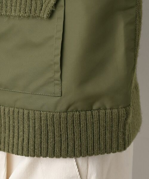 Dessin / デッサン レザーブルゾン・ジャケット | 【洗える】異素材ミックスジップブルゾン | 詳細21