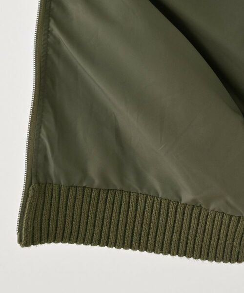 Dessin / デッサン レザーブルゾン・ジャケット | 【洗える】異素材ミックスジップブルゾン | 詳細22