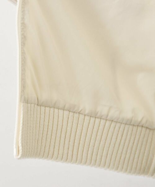 Dessin / デッサン レザーブルゾン・ジャケット | 【洗える】異素材ミックスジップブルゾン | 詳細4