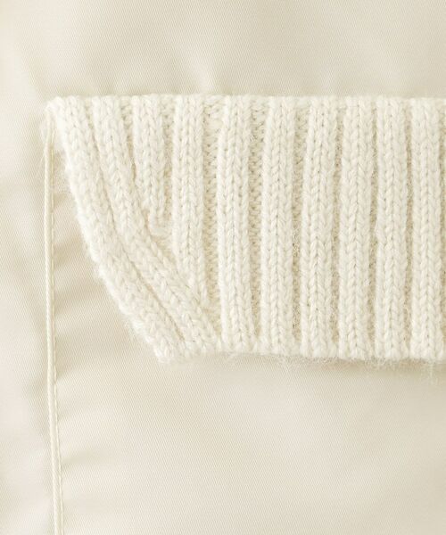 Dessin / デッサン レザーブルゾン・ジャケット | 【洗える】異素材ミックスジップブルゾン | 詳細5