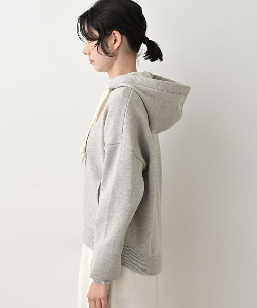 Dessin / デッサン パーカー | 【洗える】コットンカシミヤブレンドフードジップカーディガン | 詳細10
