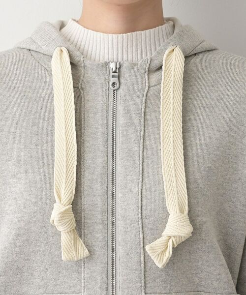 Dessin / デッサン パーカー | 【洗える】コットンカシミヤブレンドフードジップカーディガン | 詳細12