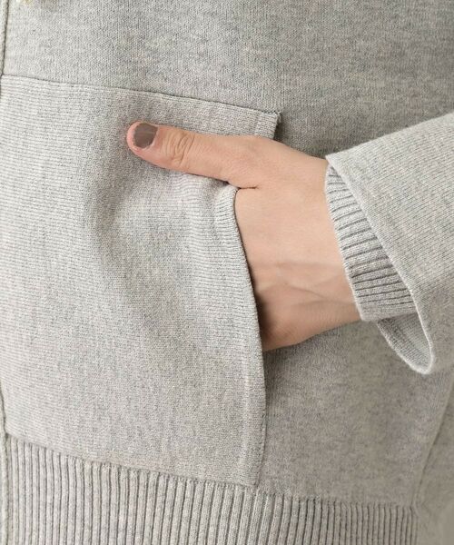 Dessin / デッサン パーカー | 【洗える】コットンカシミヤブレンドフードジップカーディガン | 詳細15