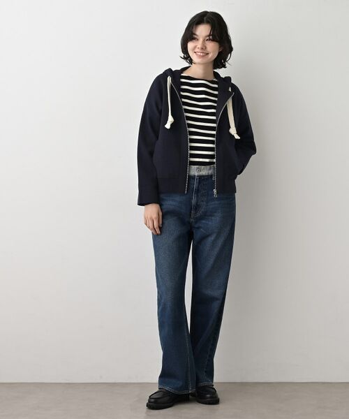 Dessin / デッサン パーカー | 【洗える】コットンカシミヤブレンドフードジップカーディガン | 詳細2