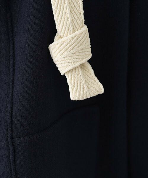 Dessin / デッサン パーカー | 【洗える】コットンカシミヤブレンドフードジップカーディガン | 詳細4