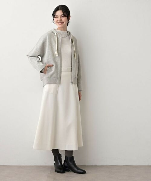 Dessin / デッサン パーカー | 【洗える】コットンカシミヤブレンドフードジップカーディガン | 詳細7