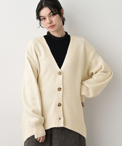 Dessin / デッサン カーディガン・ボレロ | 【洗える】ウォームソフトカーディガン(アイボリー(004))