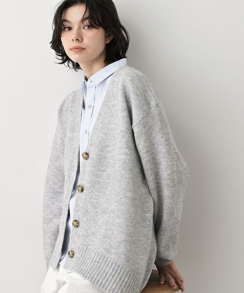 Dessin / デッサン カーディガン・ボレロ | 【洗える】ウォームソフトカーディガン(グレー(012))