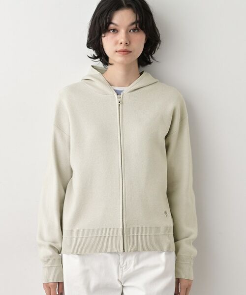 Dessin / デッサン ニット・セーター | 【キレイ見え／洗える】ジャカード編みフードジップ | 詳細13