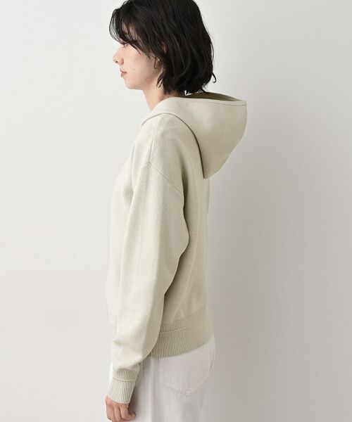 Dessin / デッサン ニット・セーター | 【キレイ見え／洗える】ジャカード編みフードジップ | 詳細14