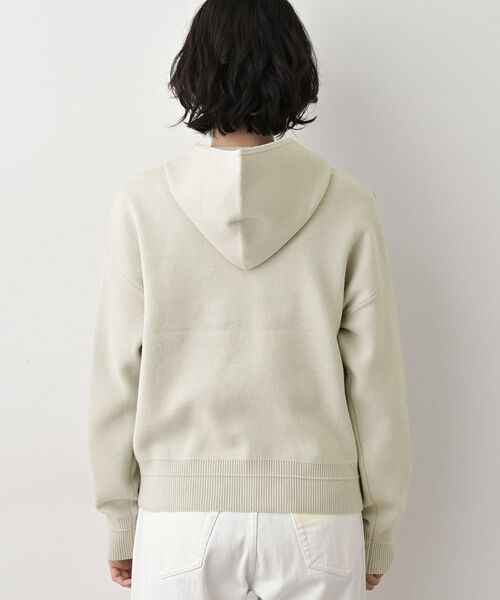 Dessin / デッサン ニット・セーター | 【キレイ見え／洗える】ジャカード編みフードジップ | 詳細15