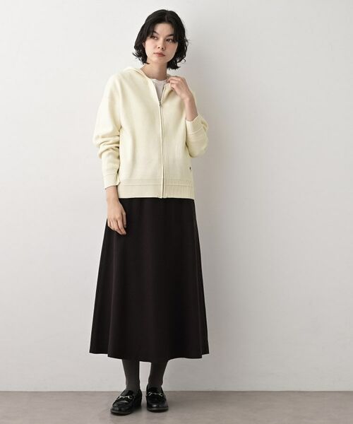 Dessin / デッサン ニット・セーター | 【キレイ見え／洗える】ジャカード編みフードジップ | 詳細3