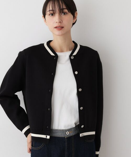 Dessin / デッサン カーディガン・ボレロ | 【洗える】スタジャンカーディガン | 詳細1